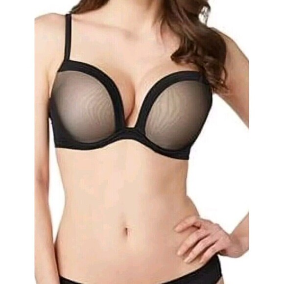 LE Mystere Infinite Possibilities Bra Sz 34C Convertible Straps  Underwire Mesh - Picture 2 of 9